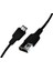 Micro USB Hızlı Şarj Kablosu (Siyah + Siyah Uç) (120 Cm) 3
