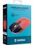 SM-619 1600DPI Süper Sessiz Metalik Kırmızı Şarj Edilebilir Premium Kablosuz Mouse 3