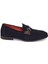 Lacivert Hakiki Süet Deri Erkek Loafer - E24I1AY56787-D44 7