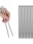 5 Çift Paslanmaz Çelik Chopsticks – Metal Çin Yeme Çubuğu Seti, Kaymaz Sushi ve Noodle Çubuğu, Yeniden Kullanılabilir Makarna ve Yemek Çubuğu Takımı 1