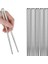 5 Çift Paslanmaz Çelik Chopsticks – Metal Çin Yeme Çubuğu Seti, Kaymaz Sushi ve Noodle Çubuğu, Yeniden Kullanılabilir Makarna ve Yemek Çubuğu Takımı 2