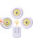 Işık, Yapışkan, Kablosuz Aydınlatma Için, 3 Led, Pille Çalışan, Kablosuz, Iç Mekan, Dolaplar, Mutfak, Yatak Odası, Prizsiz Için 1