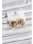 Pirinç Gold Renk Vintage Sarmal Model Kadın Küpe - TJ-BKP11358 1