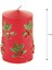 Home Kırmızı Yıllbaşı Temalı Dekoratif Mum 11 cm 4