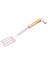 Ahşap Saplı Paslanmaz Çelik Spatula 46 cm 1