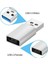 Usb-C To USB 3.0 Adaptör | Type-C Dişi - USB 3.0 Erkek Dönüştürücü | Yüksek Hızlı Data ve Şarj | Tak-Çalıştır | Telefon, Tablet, Laptop Uyumlu Gümüş 2