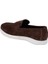 Kahve Hakiki Süet Deri Erkek Loafer - E24I1AY56784-B85 9
