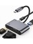 4in1 USB C HDMI VGA Adaptörü, USB C Hub, 4K Hdmı, 1080P Vga, USB 3.0, USB C Pd Şarj, MacBook Pro/air/ipad Pro 2018 / Xps/ Uyumlu 1