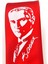 Atatürk Portre ve Imza Baskılı Slim Fit Saten Kırmızı Kravat - Ak-08 3