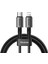 CA-2850 36W Typec Iphone Hızlı Şarj Kablo 1.2m-Siyah 1
