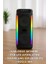 Çift 4 Inç Hoparlörlü Rgb Işıklı Bluetooth Ses Sistemi 5