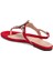 Kırmızı Hakiki Süet Deri Kadın Sandalet - K24Y1SN67407-B78 6