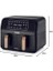 Airfryer Bk Çift Pişirme Hazneli Siyah HFP70.000BK - Çift Bölmeli Hazne, Aşırı Isınmaya Karşı Koruma Sistemi, Zaman ve Isı Ayarı, Hava Sirkülasyon Sistemi 2