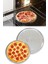 Paslanmaz Çelik Pizza Tepsisi,delikli Lahmacun ve Pizza Tavası,fırın Tepisisi (36 Cm) 3