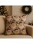 Jolly Santa 3D Nakışlı Noel Baba Desenli Dijital Baskılı Kırlent Kılıfı 44X44 cm 2