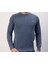 Bisiklet Yaka Indigo Dar Kesim Erkek Triko 4