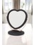 Efe Mark Süet Pvc Serisi 3x Büyüteçli Çift Taraflı Ayarlanabilir Eğimli Masa Üstü Makyaj Aynası 19X12 cm Kalp Desenli 3