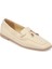 Bej Hakiki Deri Kadın Loafer - K24I1AY67450-A25 7