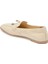 Bej Hakiki Deri Kadın Loafer - K24I1AY67450-A25 8