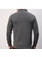 Fermuar Yaka Antrasit Dar Kesim Erkek Triko 3