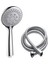 5 Fonksiyonlu Duş Başlığı + 150CM Duş Spirali Hortumu/duş Seti Takımı 1