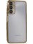 Samsung Galaxy A05S Kılıf Lensli Silikon - Gold 1
