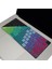 MacBook Klavye Koruyucu Arapça Baskılı Uk-Ters L Enter Tipi Ultra Ince Hafif Yıkanabilir Silikon Klavye Filmi Air 13,6-15,3inç- Pro 14,2-16,2inç M1-M2-M3-M4 Pro Max Uyumlu Pembe Yeşil 1