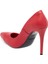 Kırmızı Vegan Kadın Stiletto - K24I1AY67462-Q4A 5
