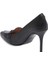 Siyah Hakiki Deri Kadın Stiletto - K24I1AY67465-A23 6