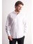 Beyaz Yarım Italyan Yaka Uzun Kol Premium Slim Fit %100 Pamuk Gömlek 1004255197 1