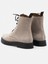 Bej Bağcıklı Hakiki Süet Deri Kadın Bot 5