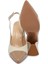 Bej Hakiki Deri Kadın Topuklu Ayakkabı - K24I1AY67489-A0A 7