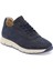 Lacivert Hakiki Nubuk Deri Erkek Sneaker - E24I1AY56899-C39 5