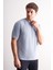 Mavi Bisiklet Yaka Kısa Kol Slim Fit Pamuklu Basic Tişört 1011255106 4