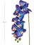 Yapay Orkide Gerçek Dokulu Mor-Mavi 95 Cm. 3
