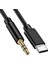 Type-C 3.5 mm Aux Kablosu Araba Için Ses Aktarım Kablosu Kulaklık Araba Bağlantısı Için 4