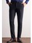 Lacivert Yan Cep Açık Paça Esnek Slim Fit Classic Classic Pantolon 1003255163 1