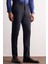 Lacivert Yan Cep Açık Paça Esnek Slim Fit Classic Classic Pantolon 1003255163 3