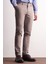 Vizon Yan Cep Düz Paça Pamuklu Slim Fit Chino Casual Pantolon 1003255165 1