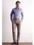 Vizon Yan Cep Düz Paça Pamuklu Slim Fit Chino Casual Pantolon 1003255165 2