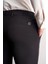 Siyah Yan Cep Düz Paça Slim Fit Chino Casual Pantolon 1003255158 5