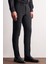 Siyah Yan Cep Açık Paça Esnek Slim Fit Classic Classic Pantolon 1003255163 3