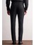 Siyah Yan Cep Açık Paça Esnek Slim Fit Classic Classic Pantolon 1003255163 4