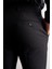 Siyah Yan Cep Açık Paça Esnek Slim Fit Classic Classic Pantolon 1003255163 5