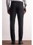 Siyah Yan Cep Açık Paça Esnek Slim Fit Classic Casual Pantolon 1003255153 4