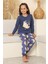 Kız Çocuk %100 Pamuk Interlok Kumaş Pijama Takımı 6-15 Yaş 12421 2