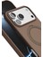 Apple Iphone 17 Pro Max Regal Magsafe Standlı Kapak - Çöl Titanyum 3