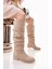 Sptrns Winda Bej Süet Körüklü Çizme (Numara: 36) 1