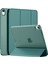 iPad 11.nesil A16 11INÇ/10.NESIL 10.9inç ile Uyumlu Kılıf Pu Deri Smart Standlı Koyu Yeşil 1