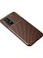 Samsung Galaxy A72 Kılıf Auto Focus Karbon Kapak - Kahverengi 2